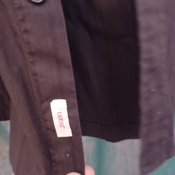 Mens GUESS size XLarge long sleeve button up - Picture 3 of 9